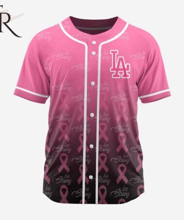 Pink Ribbon Baseball Jersey - Support Breast Cancer Awareness With Style