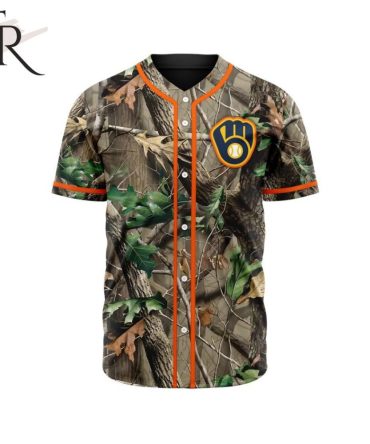 Camouflage Baseball Jersey With Logo - Stylish Outdoor Sportswear For Fans