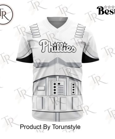 Phillies Sci-Fi Baseball Jersey - Unique Galactic Design For Fans