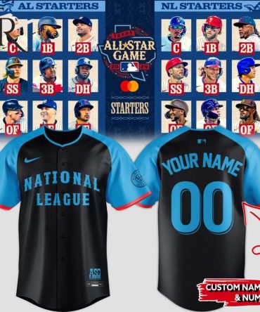 Customize Your 2024 Mlb All-Star Game Jersey - National League Edition With Your Name & Number!