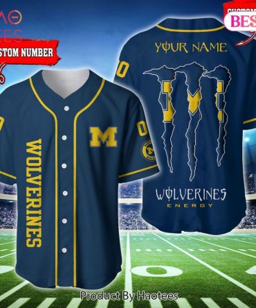 Custom Wolverines Baseball Jersey - Personalized Name & Number - Haotees Sportswear