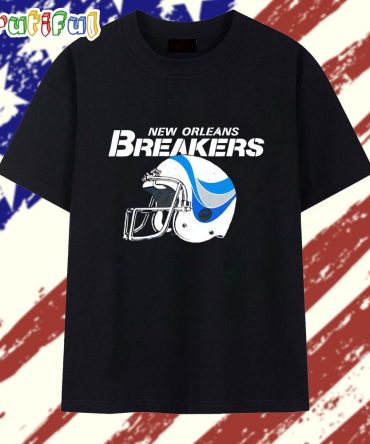 New Orleans Breakers 1984 Helmet T Shirt
