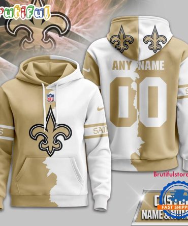 New Orleans Saints 2025 Nfl Victory Split Limited Hoodie Shirt