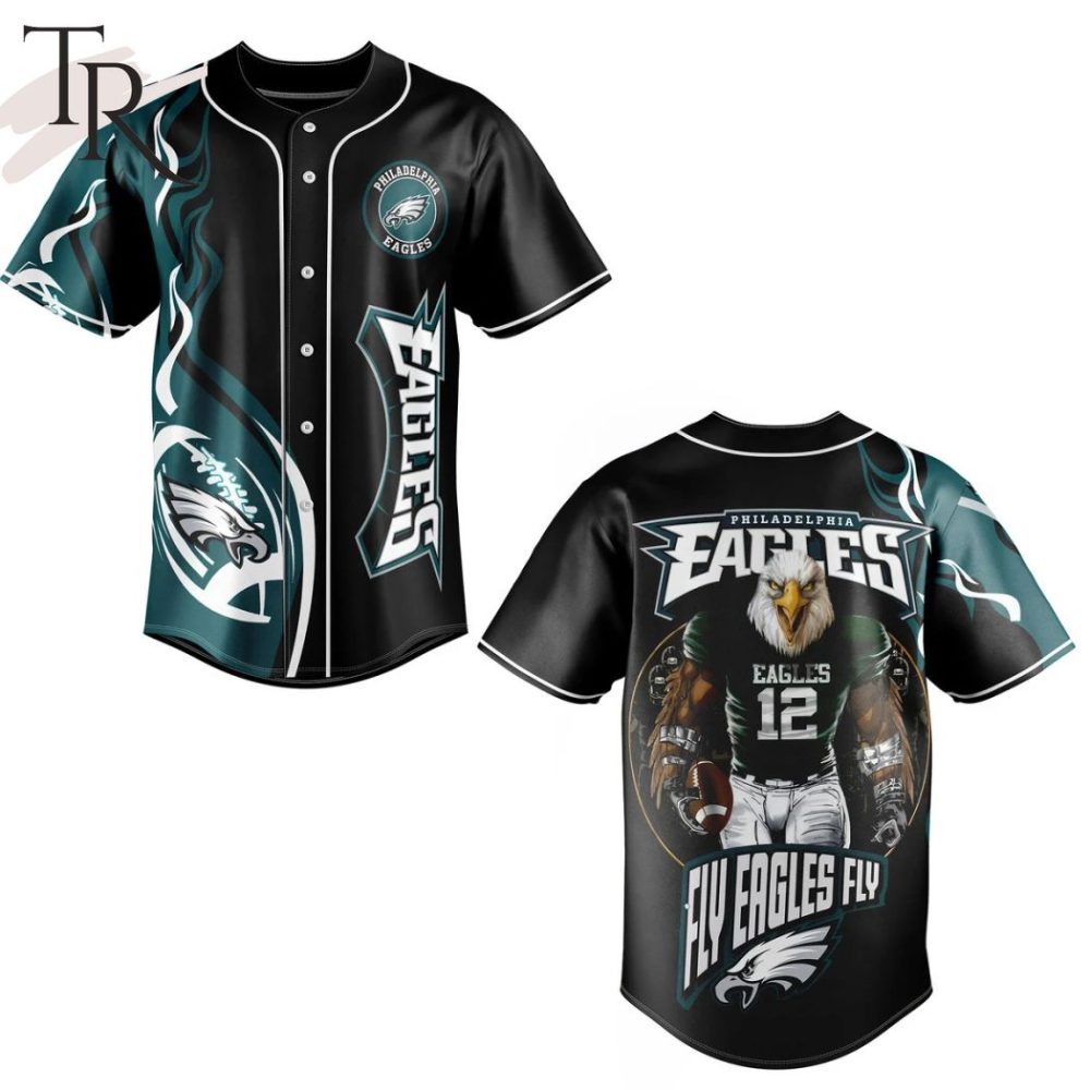 Philadelphia Eagles Fan Jersey - Bold Design, Show Your Team Spirit! Fly Eagles Fly!