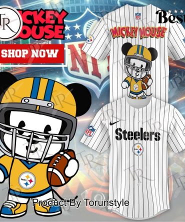 Fun Steelers Mickey Football Jersey - Unique Sports Fan Apparel For All Ages