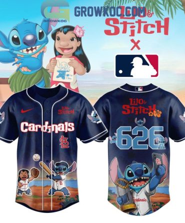 Exclusive Lilo & Stitch Mlb Cardinals Jersey - Perfect For Fans & Collectors!