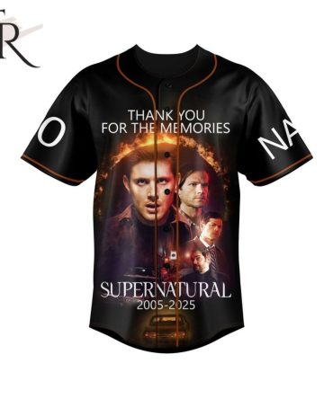Supernatural Tribute Jersey - Thank You For The Memories 2005-2025 Fan Apparel