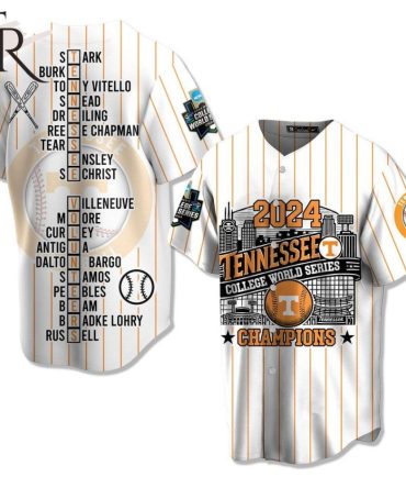 2024 Tennessee Vols College World Series Champions Jersey – Limited Edition Baseball Gear