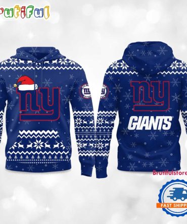 New York Giants 2025 Reindeer Football Christmas New Hoodie Shirt