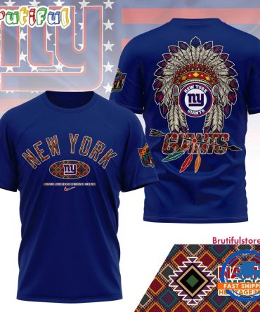New York Giants Native American Heritage Month 3D Shirt