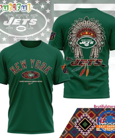 New York Jets Native American Heritage Month 3D Shirt