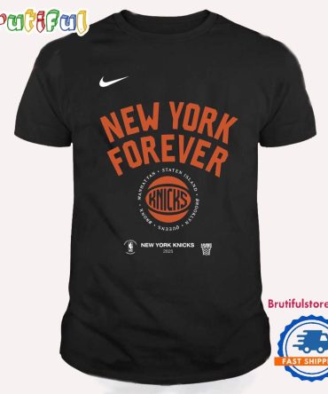 New York Knicks 2025 Nba Playoffs New York Forever T Shirt