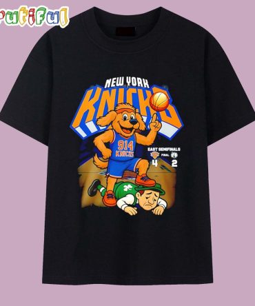 New York Knicks Beat Boston Celtics 4-2 Score Mascot T Shirt