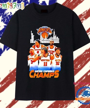 New York Knicks Eastern Conference Champions Skyline T Shirt