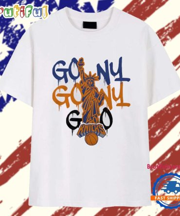 New York Knicks Go Ny Go Statue Of Liberty T Shirt