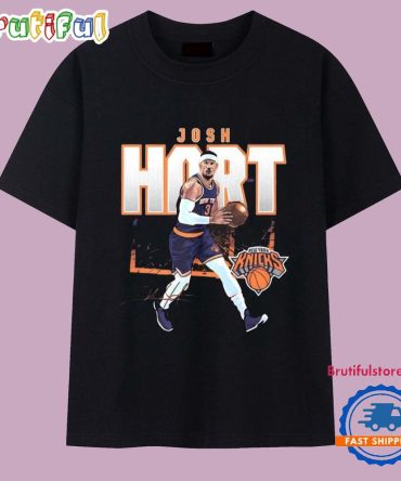 New York Knicks Josh Hart Smashed Backboard Signature T Shirt