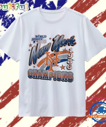 New York Mets 1986 World Series Champions Vintage T Shirt
