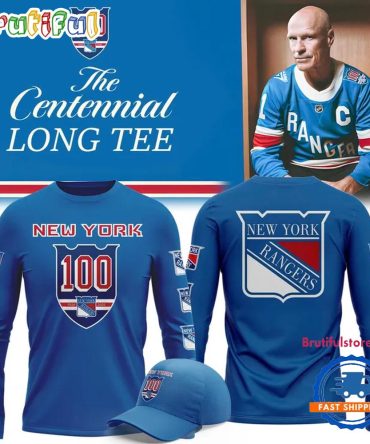 New York Rangers One Hundred Years As One 2025 Long Sleeve Shirt
