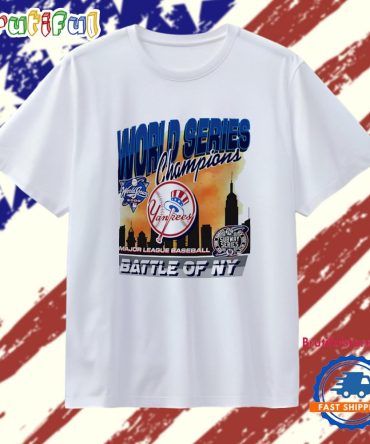 New York Yankees 2000 World Series Champions Battle Of Ny T Shirt