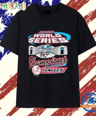 New York Yankees 2000 World Series Champions Showcase Foundation T Shirt