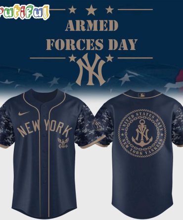 New York Yankees 2025 Armed Forces Day Baseball Jersey