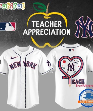 New York Yankees Teacher Appreciation 2025 Jersey Shirt