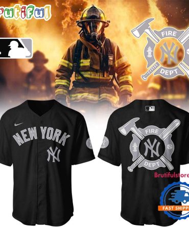 New York Yankees X Firefighter Appreciation Night Baseball Jersey