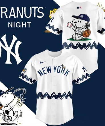 Exclusive New York Snoopy Baseball Jersey - Limited Edition Fan Gear!