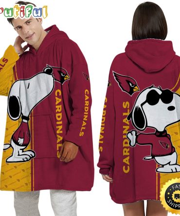 Nfl Arizona Cardinals Blanket Hoodie For Fans Unisex Hoodie