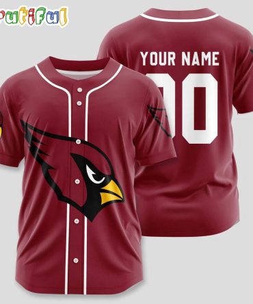 Nfl Arizona Cardinals Limited Edition Personalized Baseball Jersey