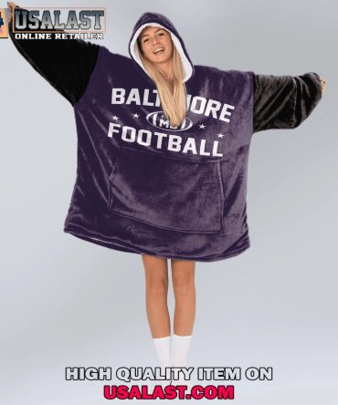 Hot Nfl Baltimore Ravens Football Blanket Hoodie