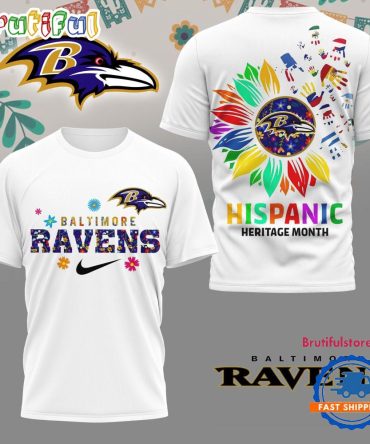 Nfl Baltimore Ravens Hispanic Heritage Month Unisex 3D Shirt