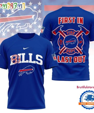 Nfl Buffalo Bills 2025 Fire Dept Unisex 3D Shirt