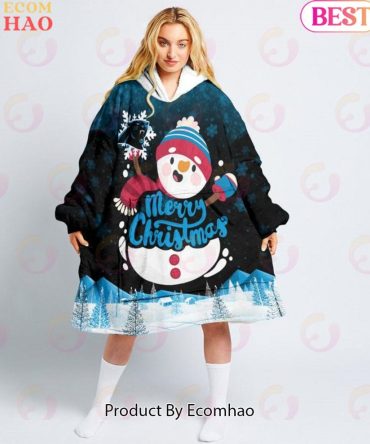 Nfl Carolina Panthers Christmas Oversize Hoodie Sweatshirt Comfy Pullover Blanket