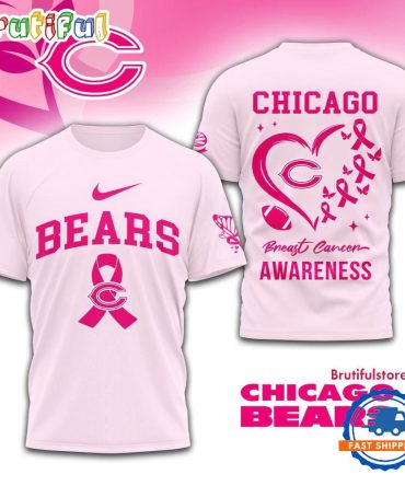 Nfl Chicago Bears Breast Cancer Awareness Limited Edition Unisex T Shirt