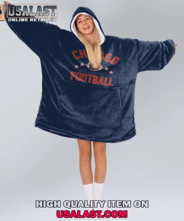 Hot Nfl Chicago Bears Football Blanket Hoodie