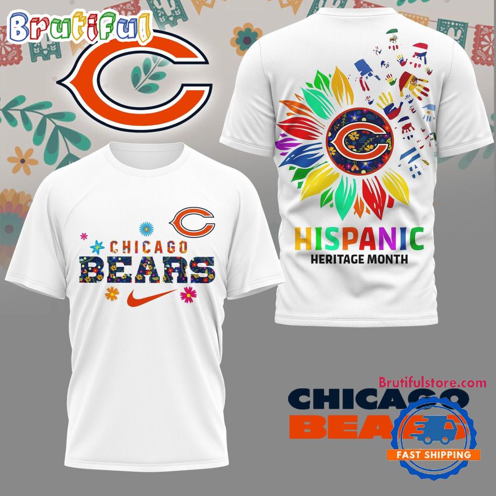 Nfl Chicago Bears Hispanic Heritage Month Unisex 3D Shirt