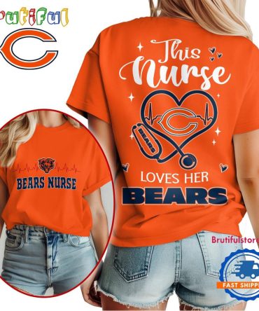Nfl Chicago Bears Nurse Appreciation Month Limited Edition Vintage T Shirt