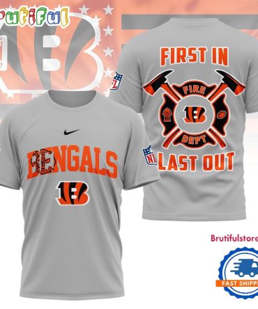 Nfl Cincinnati Bengals Football Team Fire Dept Design T Shirt