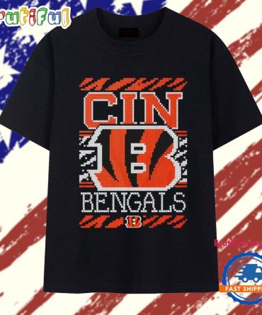 Nfl Cincinnati Bengals Holiday Ugly Christmas T Shirt