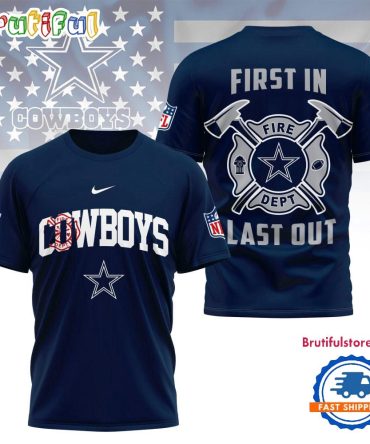 Nfl Dallas Cowboys 2025 Fire Dept Unisex 3D Shirt