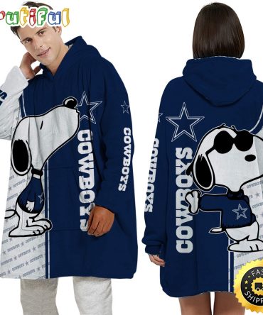 Nfl Dallas Cowboys Blanket Hoodie For Fans Unisex Hoodie