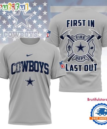 Nfl Dallas Cowboys Football Team Fire Dept Design T Shirt