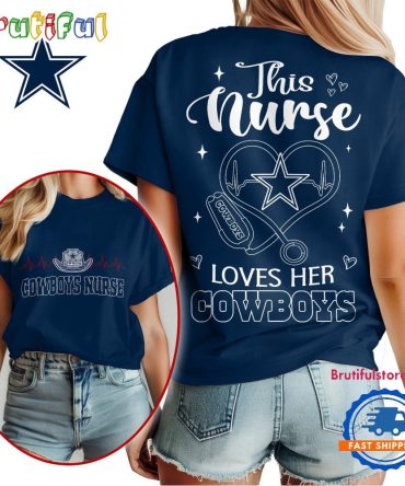 Nfl Dallas Cowboys Nurse Appreciation Month Limited Edition Vintage T Shirt