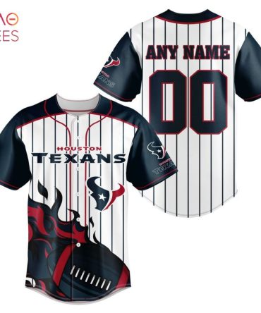Nfl Houston Texans, Specialized Design In Varsity Baseball Jersey Limited Edition