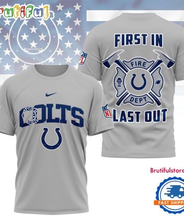 Nfl Indianapolis Colts Football Team Fire Dept Design T Shirt