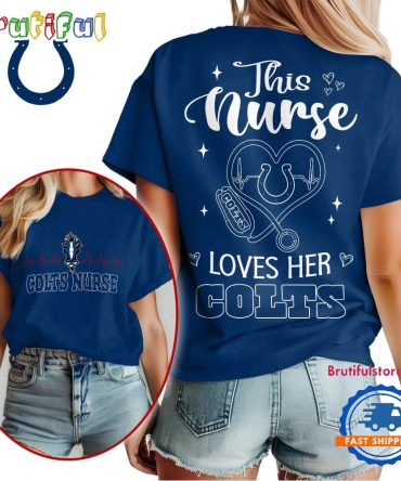 Nfl Indianapolis Colts Nurse Appreciation Month Limited Edition Vintage T Shirt