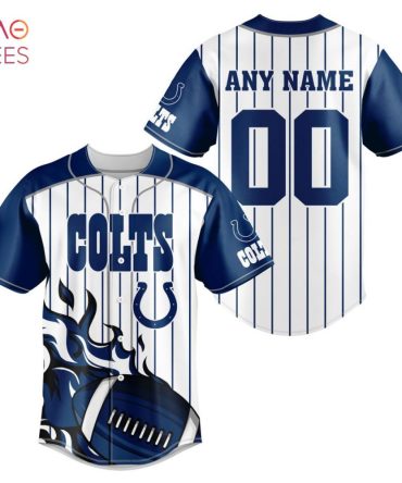 Nfl Indianapolis Colts, Specialized Design In Varsity Baseball Jersey Limited Edition