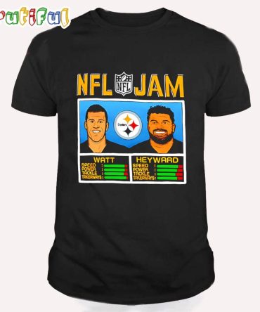 Nfl Jam Steelers Watt And Heyward Pittsburgh Steelers T Shirt