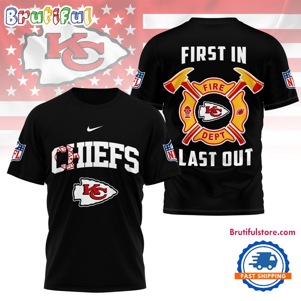 Nfl Kansas City Chiefs 2025 Fire Dept Unisex 3D Shirt